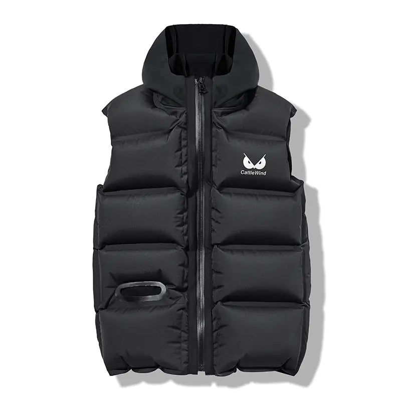 Men's Casual Warm Polyester Fiber Fashion Vest