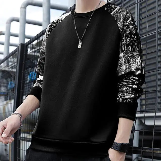 Versatile Men's Sweater for Spring and Autumn Wear