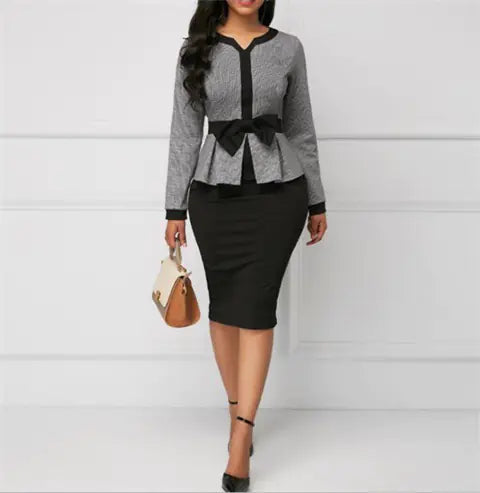 Summer Women's Slim Fit Fashionable Bow-Knot Pencil Skirt