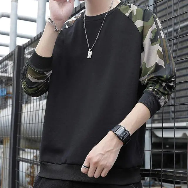 Versatile Men's Sweater for Spring and Autumn Wear