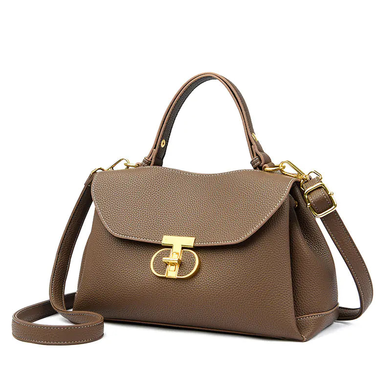 Large Capacity Advanced Texture Handbag for Ladies