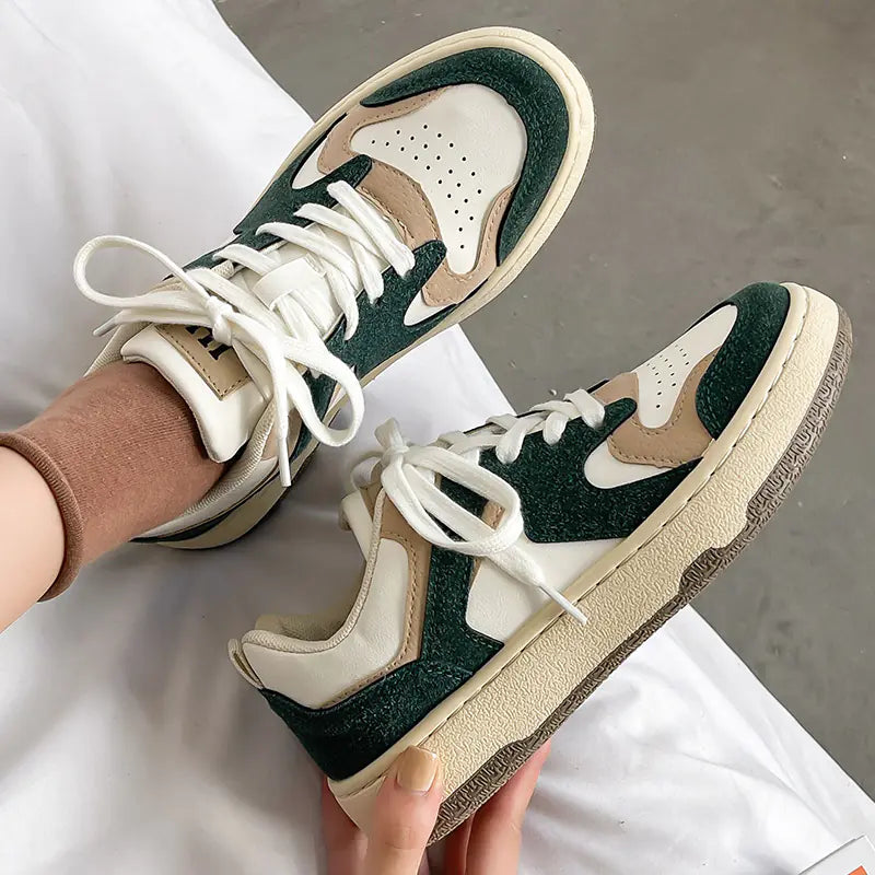 Women’s Casual Retro Thick-Soled Sneakers for Spring