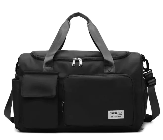 Large Capacity Dry & Wet Separation Travel Bag with Shoe Compartment