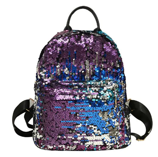 Mermaid Sequin Backpack - Casual Design