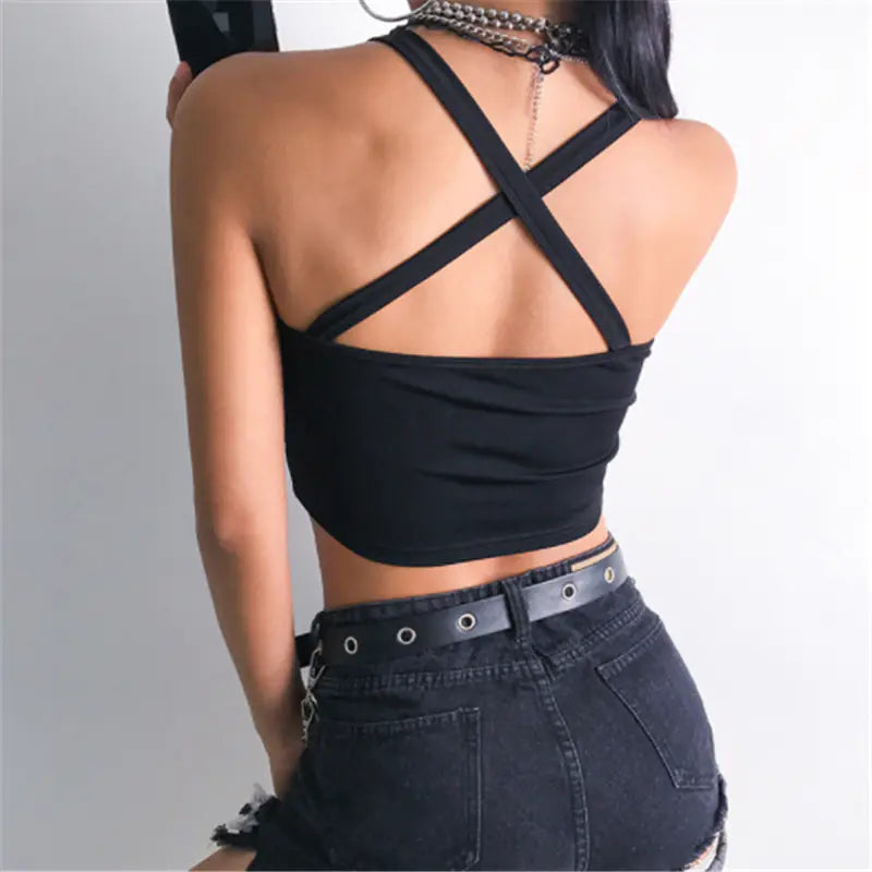 Fashionable Women's Summer Embroidered Camo Vest