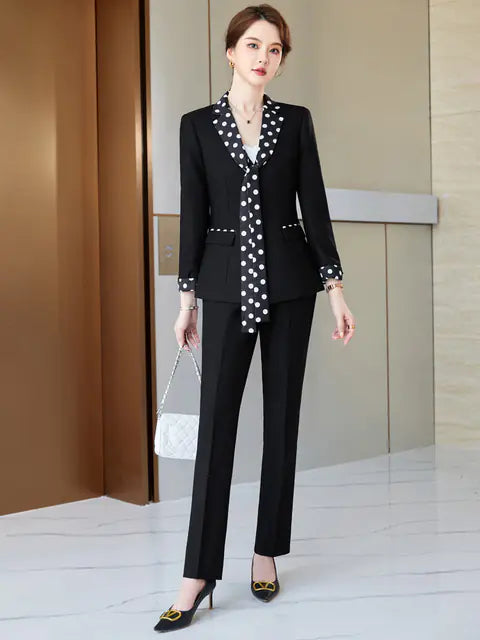 High Quality Red Formal Suit for Women Business Attire