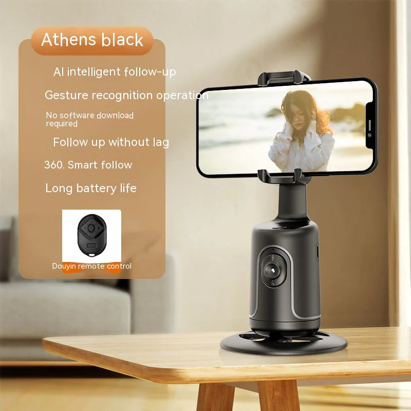 Automatic Face Tracking Phone Stabilizer with 360° Rotation