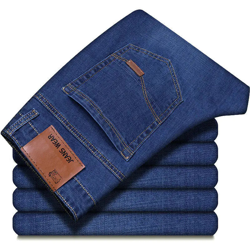 Men's Loose Straight Casual Stretch Work Jeans