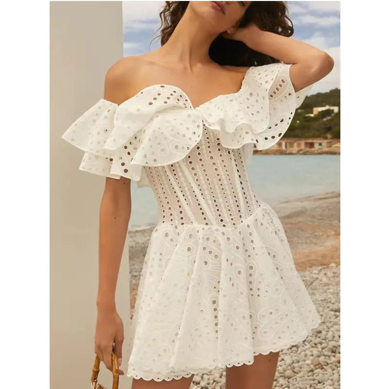 Waist-Controlled Holiday Dress for Women