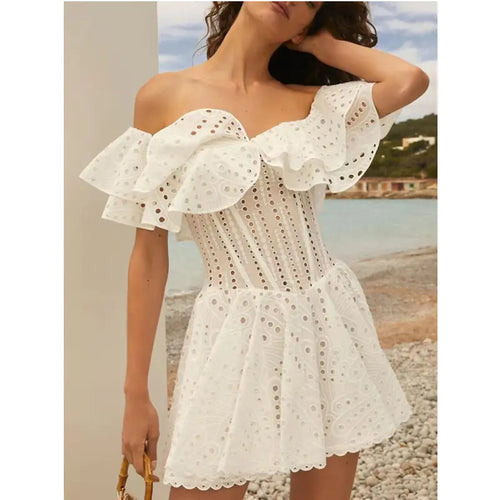 Waist-Controlled Holiday Dress for Women