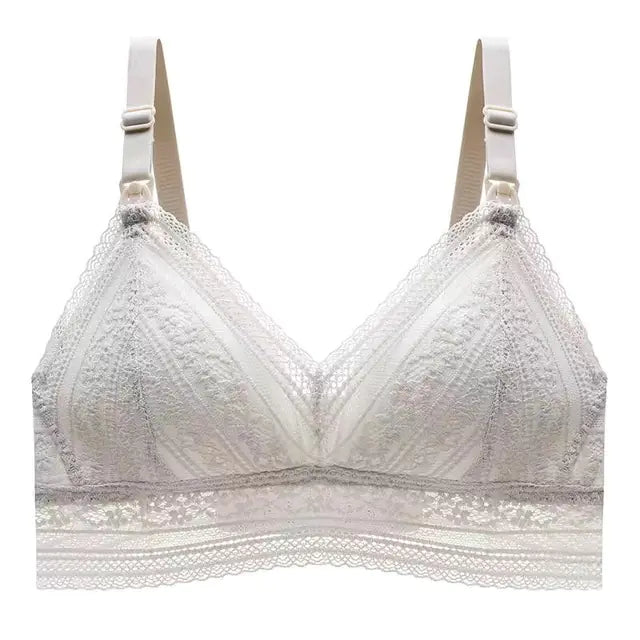 Sexy Lace Nursing Bra for Pregnant Women (Wireless)