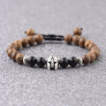 8mm Rainbow Chicken Wing Wood Chakra Bracelet