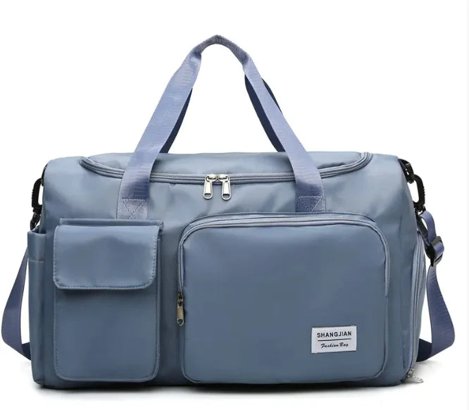 Large Capacity Dry & Wet Separation Travel Bag with Shoe Compartment