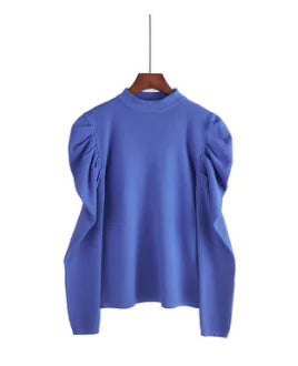 Korean Dongdaemun 2020 Spring Autumn Puff Sleeve Sweater