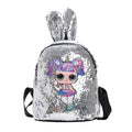 Fashionable Princess Sequin Backpack for Girls