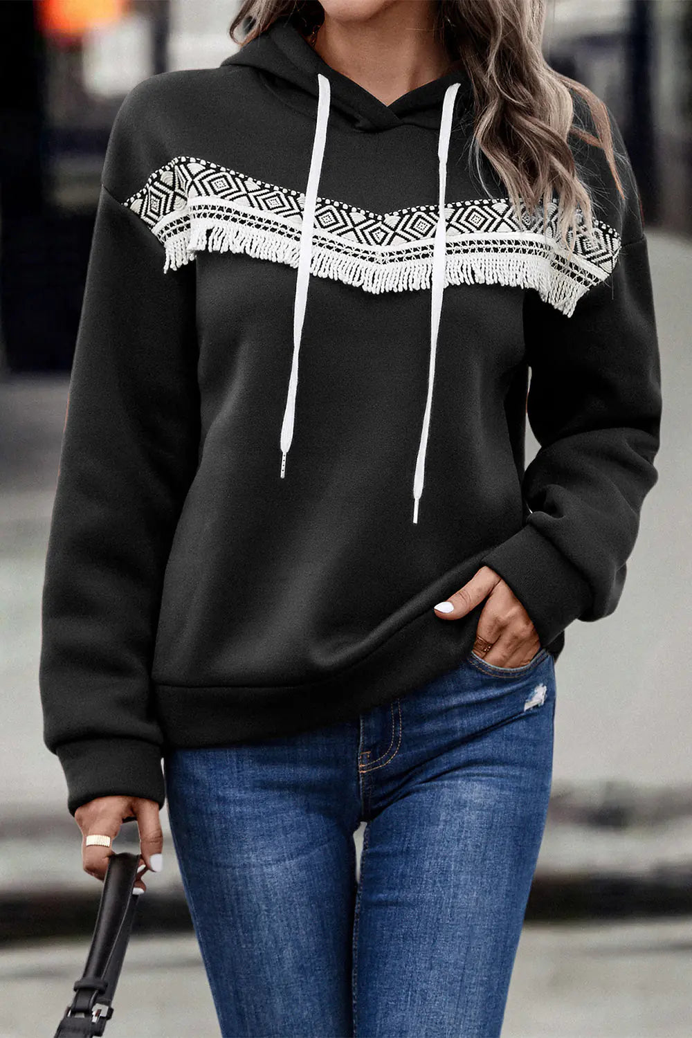 Autumn Women's Long Sleeve Hooded Sweater Coat