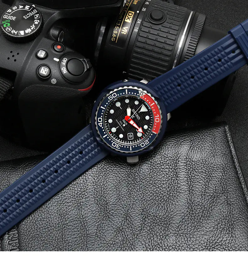 SEIKO Rubber Watch Band for Diver and Tuna Series
