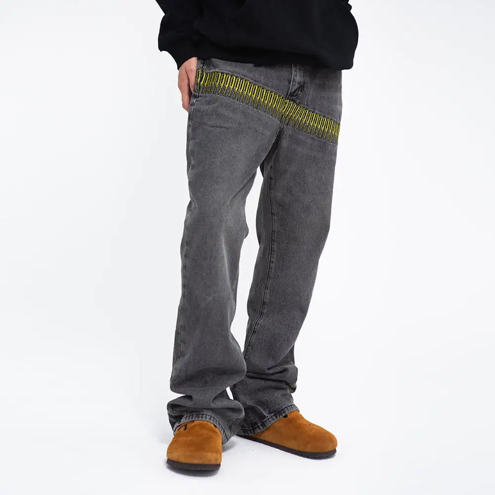 Men's Loose Washed Wide Leg Pants