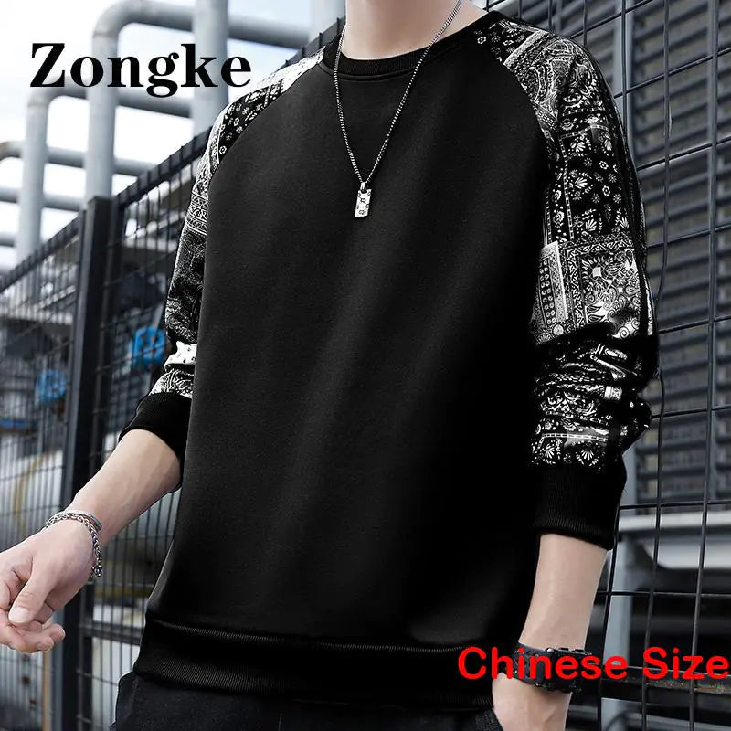 Versatile Men's Sweater for Spring and Autumn Wear