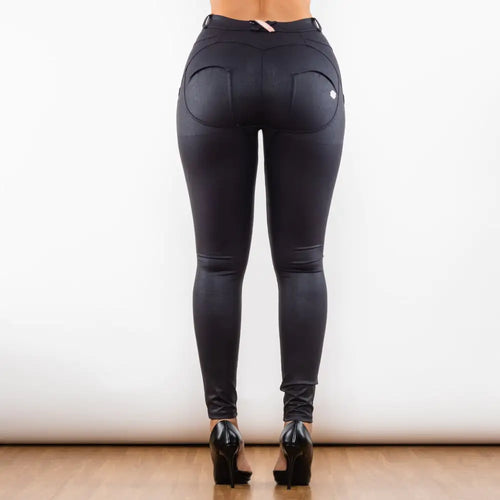 Shascullfites Melody Crackle Black Lift Pants