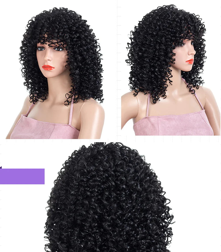 Wig, European Style Wig, Afro Style Wig