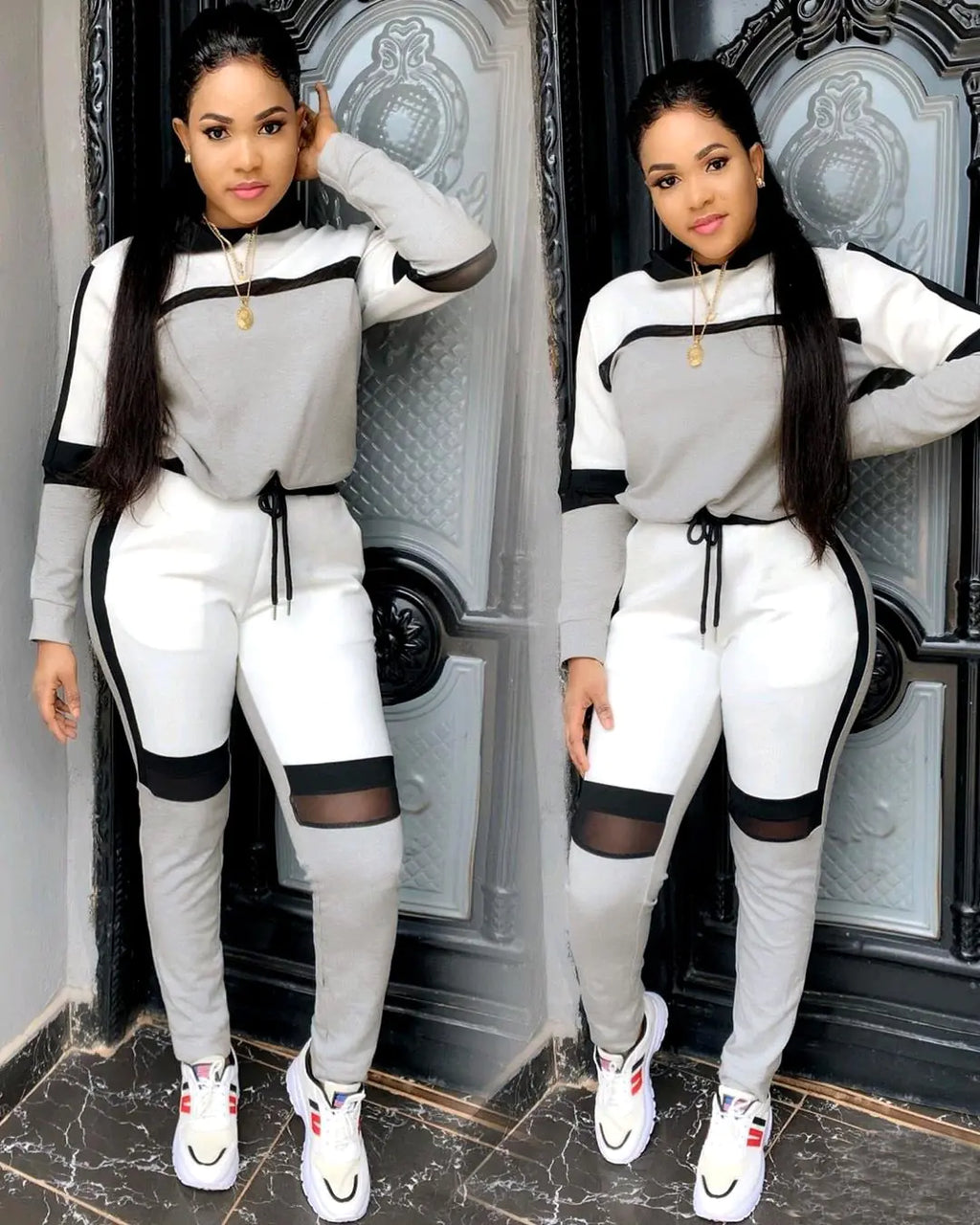 Fashionable Women's Autumn-Winter Casual Two-Piece Set