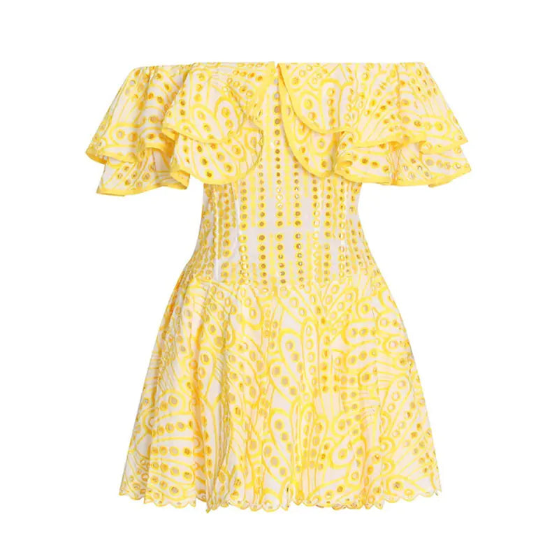 Waist-Controlled Holiday Dress for Women