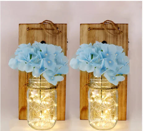 Solar Mason Jar Hanging Light for Garden and Balcony Decor