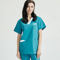 Short-Sleeve Surgical Scrub Set for Women and Men