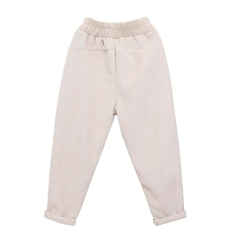 Children's Thick Velvet Corduroy Sports Pants
