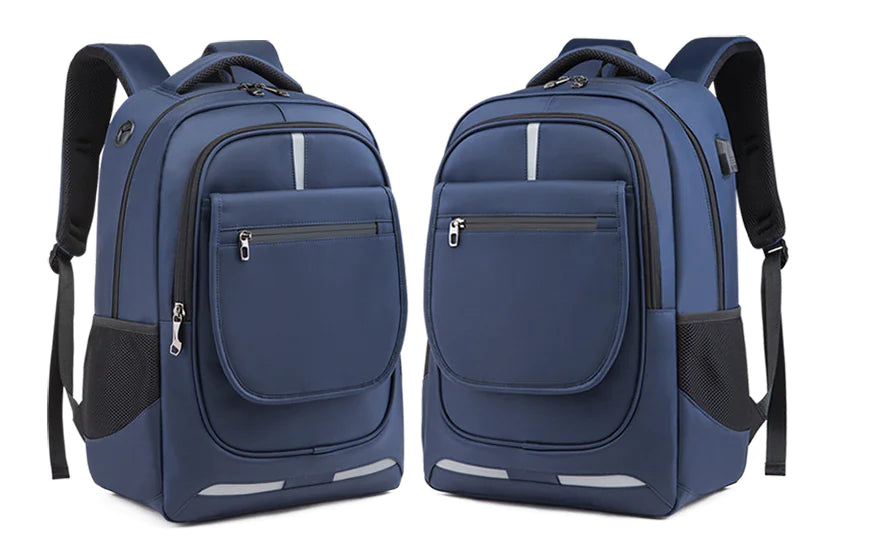 Men's Waterproof Oxford Backpack, Business Casual Laptop Bag