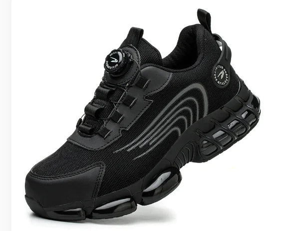 Durable Work Shoes for Men with Laces (One Pair)