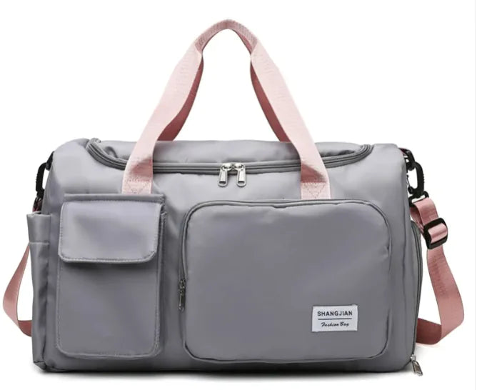 Large Capacity Dry & Wet Separation Travel Bag with Shoe Compartment