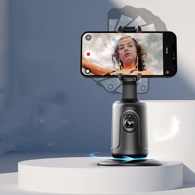 Automatic Face Tracking Phone Stabilizer with 360° Rotation
