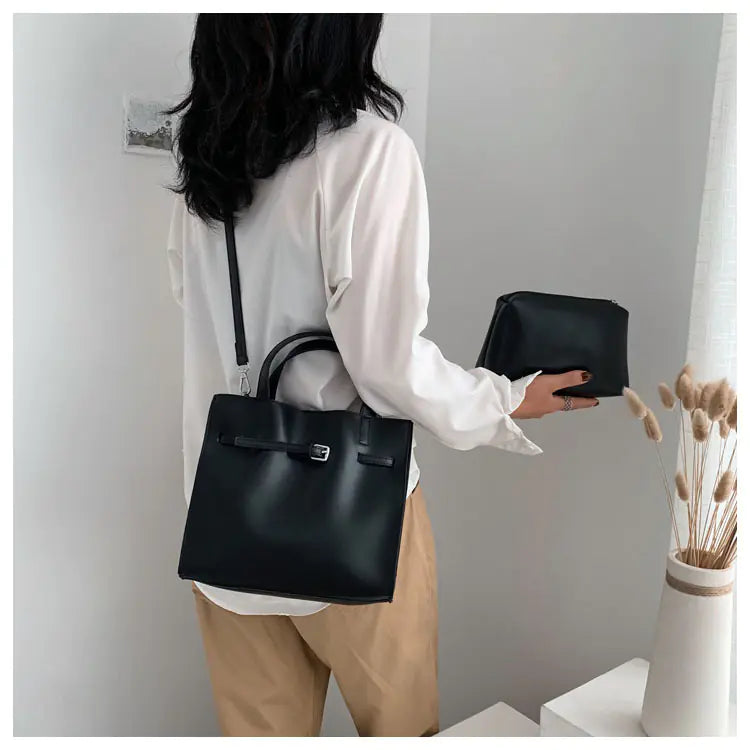 Trendy Women's Tote Bag - Large Capacity Handbag