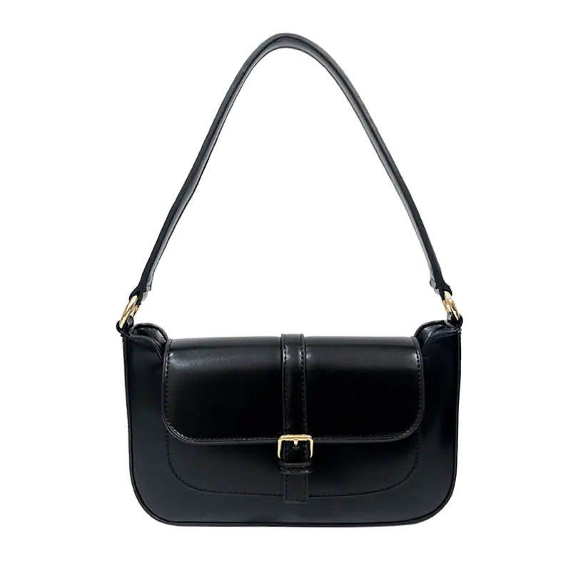 Vintage Armpit Pattern Baguette Shoulder Bag for Women
