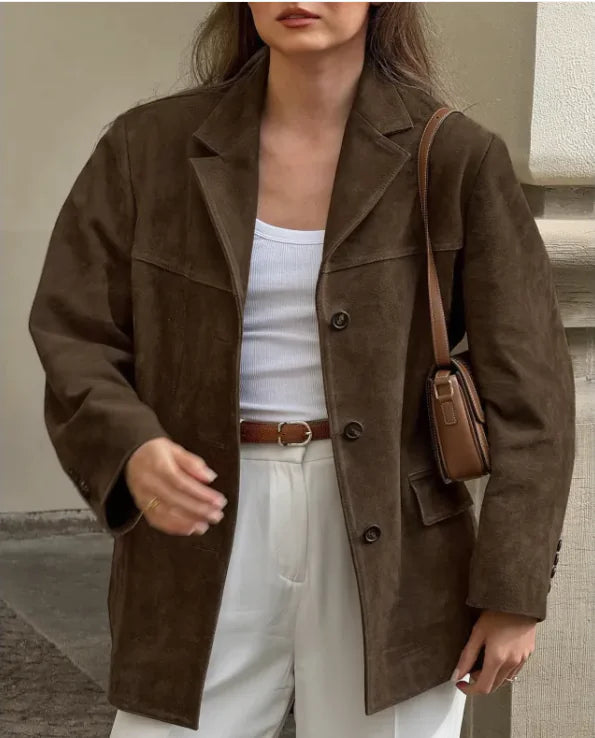 Vintage Luxe Women's Collar Coat