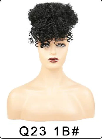 Lady Africa Fake Fluffy Hair Bud Bangs with Pack