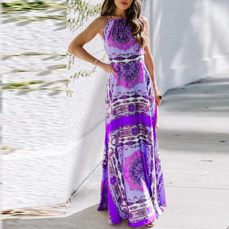 Women's Fashion Halter Dress