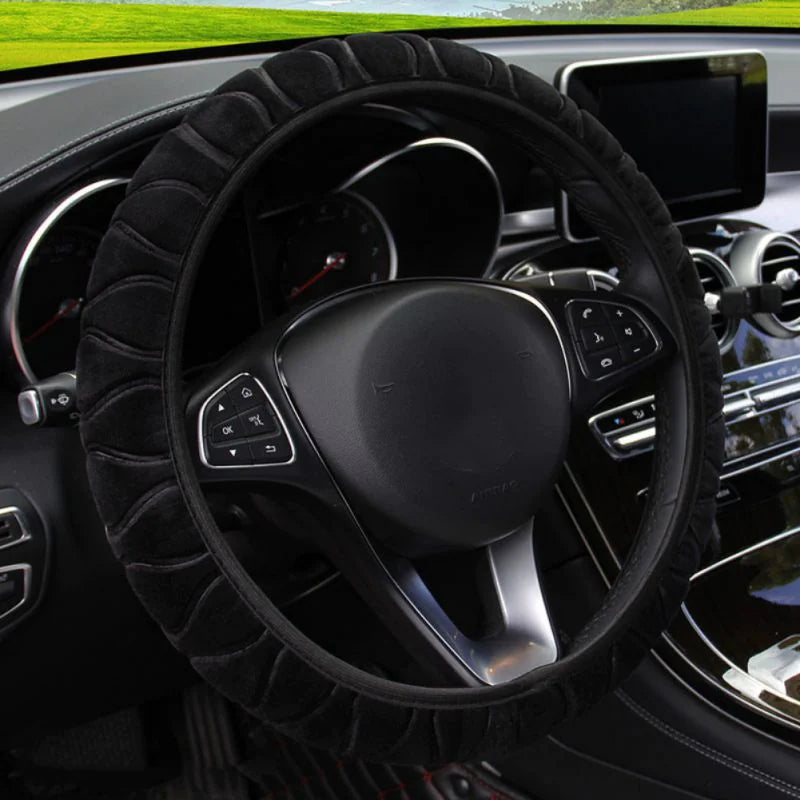 Plush Steering Wheel Cover for Cars