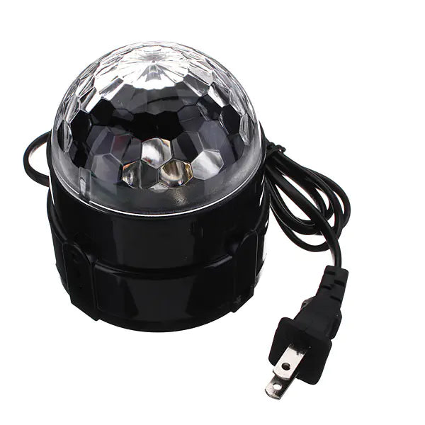 LED Sound-Controlled Crystal Magic Ball Light