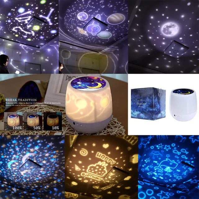 Star Dream Girl Romantic Projection Lamp