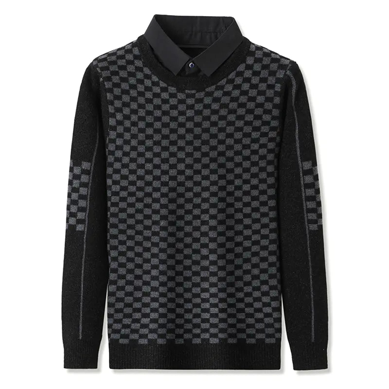 Trendy Casual Men's Knitwear for Autumn and Winter