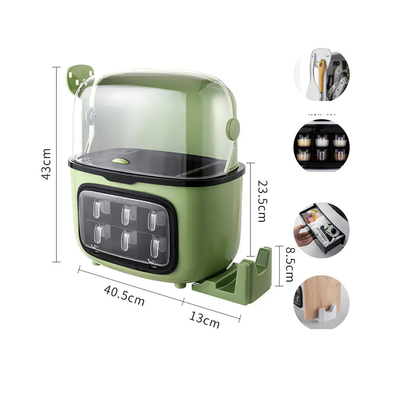 Multifunctional Shelf for Convenient Kitchen Use