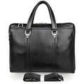 Gentleman Style Leather Business Briefcase Handbag