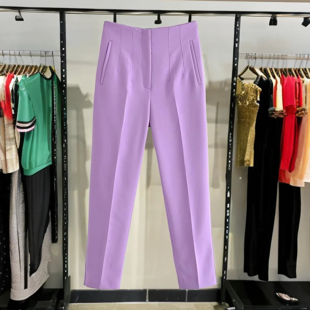 Comfortable High-Waist Casual Street Pants for Women
