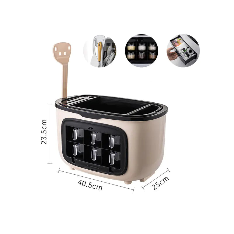 Multifunctional Shelf for Convenient Kitchen Use