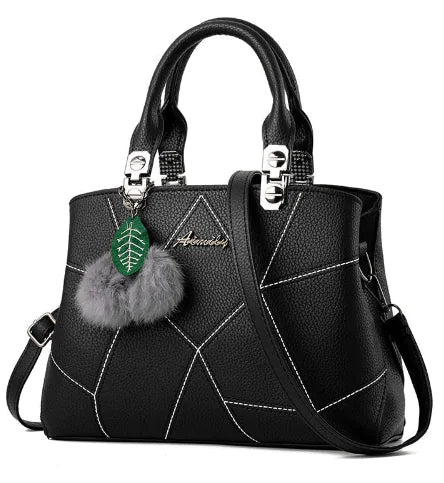 Chic Women's Genuine Leather Shoulder Bag (One Set)