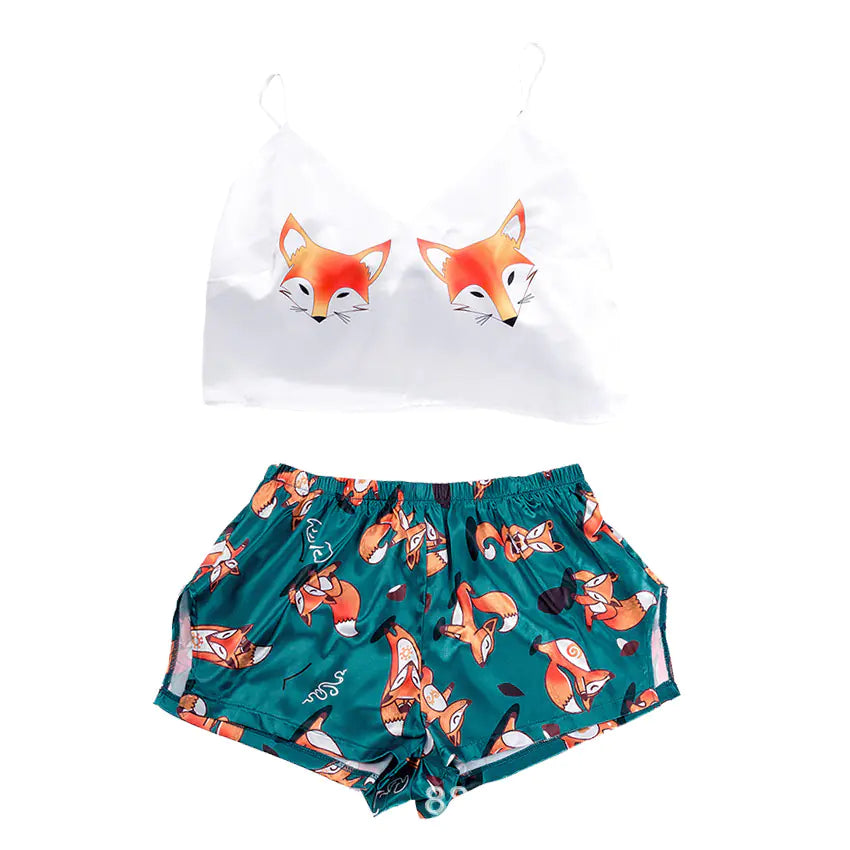 Fashion Satin Cami Shorts Set for Women - Summer 2020