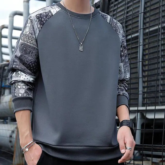 Versatile Men's Sweater for Spring and Autumn Wear